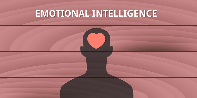 Graphic showing a heart in the mind symbolizing emotional intelligence.